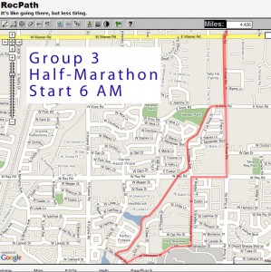 Group 3 - Half Marathon, 6 AM